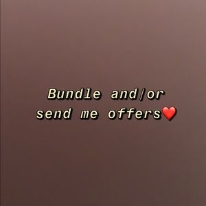 NOT SELLING JUST A POST❤️ OPEN TO ANY OFFERS!!!